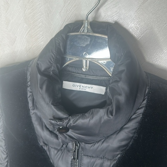 🔥 🆕 GIVENCHY Jacket Nylon Puffer Vest with Velvet, Black Size 46 / S MSRP $1950 - Picture 11 of 15